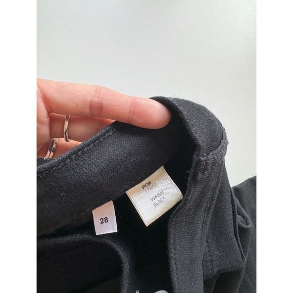 REFORMATION Harper Black High Waisted High Rise Skinny Jeans, Size 28 - Picture 14 of 16